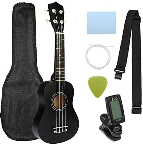 CAZARU 21 Zoll Mahagoni Sopran Ukulele Uke 4 Saiten Hawaiian Gitarre Guitarra Musica Musikinstrument Geschenk Musik Anfänger