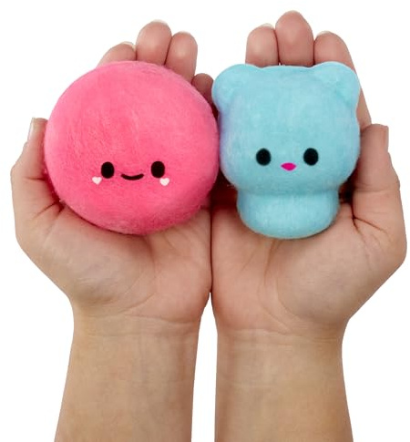 Fluffie Stuffiez Minis – Runder Bonbon und Gummibärchen – Weiche und Knautschige Mini-Sammelstücke – Überraschung beim Auspacken – Taktiles- und Fidget-Spiel zum Selbermachen – für Kinder ab 4 Jahren