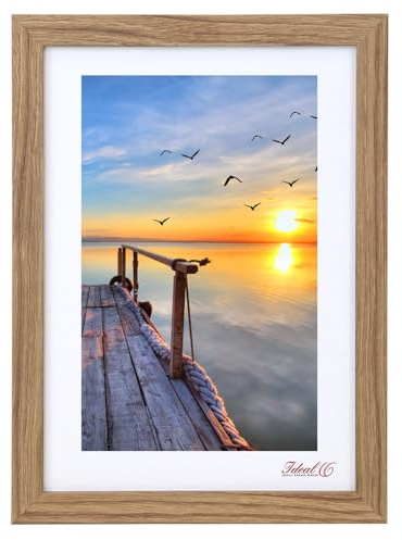 NEW Hekla Holzrahmen Posterrahmen Picture Frame Collage Poster Foto Rahmen Bilderrahmen: Farbe: Eiche | Format: 50x70
