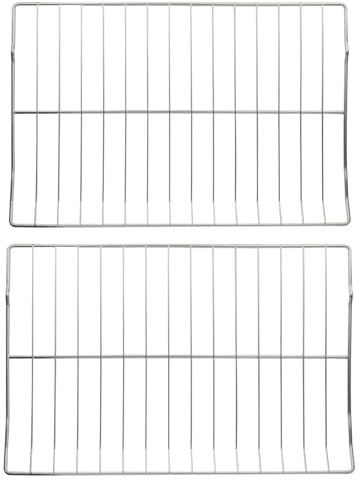 DG75-01001C Range Oven Rack for Samsung Range/Stove/Oven, Oven/Microwave Combo Parts - Samsung Stainless Steel Oven Rack Replaces NX60A6511SS NE63A6511SS DG75-01001A (Pack of 2)