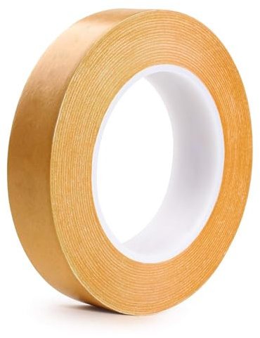 YISUMEI Nastro biadesivo sottile, 10 mm x 50 m, forte e permanente, doppio nastro adesivo trasparente per metallo, carta, plastica, vetro, legno, ecc