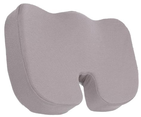 7VSTOHS Cojín de Asiento Ortopédico, Espuma con Memoria Ergonómica, Alivio del Dolor de Espalda para Silla de Oficina, Silla de Ruedas, Asiento de Coche, Cojín para Coxis, Ciática, Hemorroides