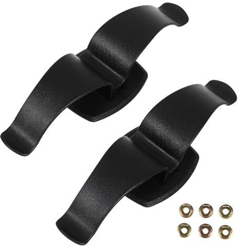 iplusmile 2pcs Car Trunk Umbrella Clip Umbrella Holder Screw Install Car Door Hanger Organiser Hook Auto Black