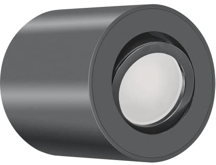 luxvenum LED Aufbaustrahler MR16/GU5.3 12V 7W - 5x dimmbare LED Deckenleuchte, 120° Abstrahlwinkel, 93 CRI, schwenkbar um 30°, Deckenspots für Küche & Wohnbereiche, Farbe Anthrazit, 4000K