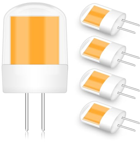 XIMNCHNI G4 LED Mini LED Birne 3W 220V-240V AC Warmweiß 3000K Ersetzt 20W 30W Halogen Stiftsockellampe Nicht Dimmbar (Nicht Niederspannung 12V), 5 Stück