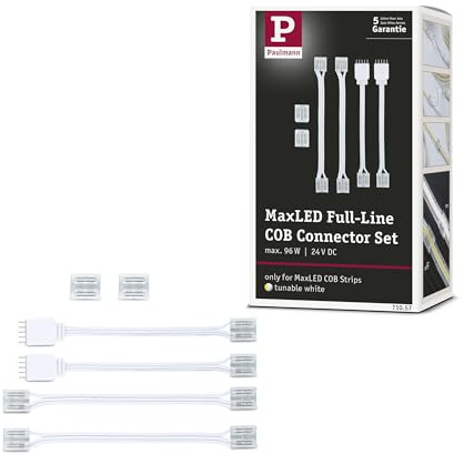 Paulmann 71057 MaxLED Connector Set Full-Line COB Weiß, Transparent