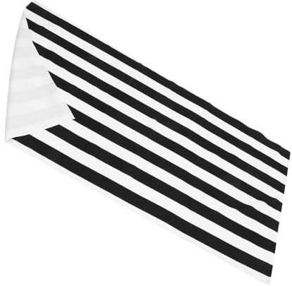 Serviette de Plage Surdimensionnée en Fibre Synthétique, Style Bohème Rayé