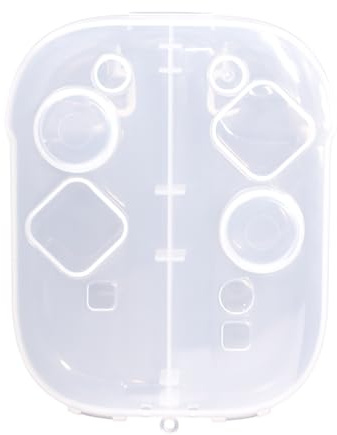 Lyreh Storage Case for Joy-Con 2, Clear Transparent Handle Protective Box Dust-Proof Handheld Grip Cover Portable Shell Case with Precise Cutouts for Switch 2 Accessories, Gamer Gifts