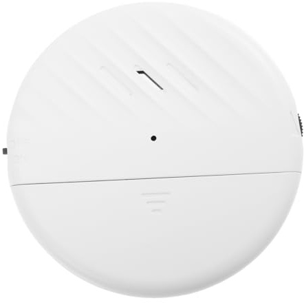 LABRIMP Fensteralarm Türalarm aus Abs Kunststoff Weiß Dünner Glasbruch Alarm mit Vibrationssensor Inkl 3 Lr44 Batterien Geeignet für Fenster Türen Schmuckvitrinen und Goldzähler