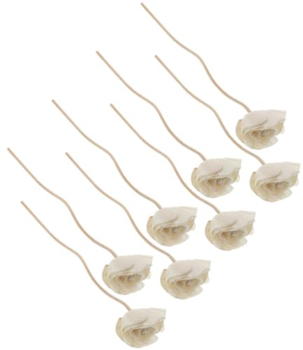 Levemolo 8 Stück Aromatherapie Rattan Stäbchen Diffuser Duftstäbchen für Raumduft Badezimmer Aromatherapie Zubehör zur Natürlichen Duftverstärkung