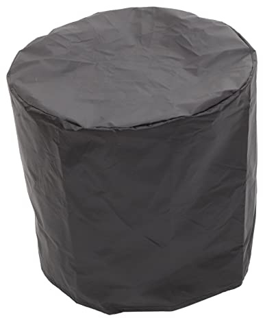 Milisten Housse Table Jardin Imperméable Coupe-vent Anti-poussière pour Meubles Extérieurs Ronds Protection Mobilier Patio et Salon de Jardin