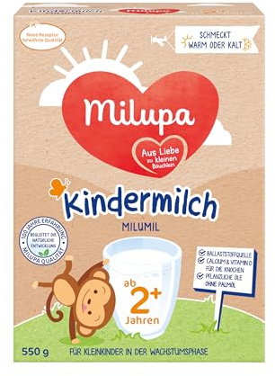 Milupa Milumil Kindermilch 2+ – 5x550g – Ab 2+ Jahren – Für Kleinkinder