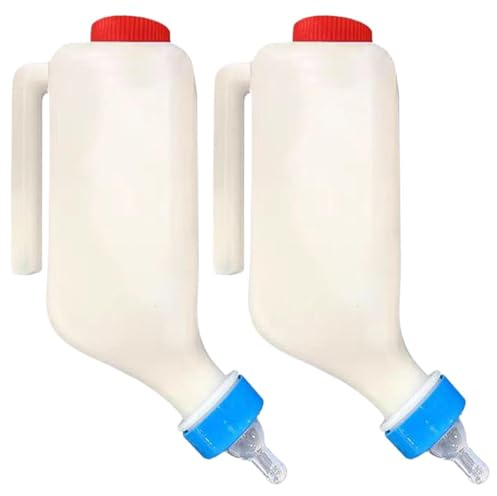 Biberons pour chèvre | Poignée ergonomique précise | Biberons pour agneau avec échelle, pour chèvre, mouton, vache, petits animaux, chiot, maison, intérieur et extérieur