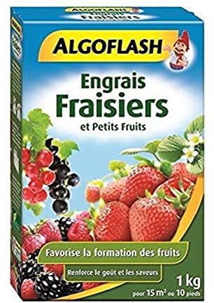 ALGOFLASH Engrais Fraisiers et Petits Fruits, 1 xkg, FRAI1 x