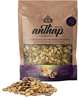 Anthap Roasted Salted Watermelon Seeds, Perfectly Roasted & Lightly Salted, Crunchy & Savory Snack, High in Protein & Healthy Fats, Ideal for Snacking, Rich in Nutrients & Antioxidants, 700g