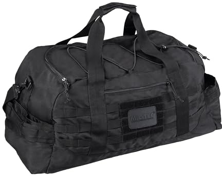 Mil-Tec Combat flygarväska svart en storlek