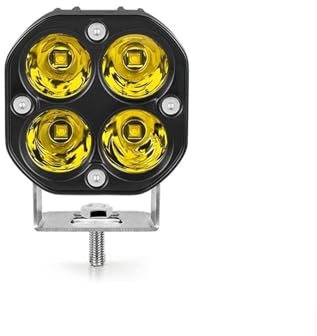 Like A Breeze Luz de trabajo LED de 3 pulgadas Luz 1 2V 24V Luces de niebla conduciendo offroad 4x4 4wd Proyector LED for coche de camión ATV SUV ATV for Uaz Motocicleta ( Color : 1pcs Yellow Light )
