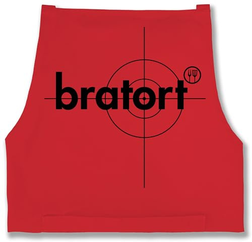 Shirtracer - Schürze - Kochschürze - Herren 1 - Bratort I Geschenk Grillen I Geschenk Kochen