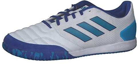 adidas Unisex Top Sala Competition Indoor Boots, Cloud White / Bold Aqua / Royal Blue, 42 2/3 EU