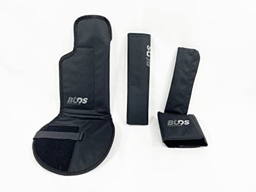 Buds-Sports Fahrrad-Schutz-Set für Fahrradträger – Gabel-/Scheibenschutz – Rohrschutz – Pedalschutz / Kurbel – Car Bike Rack Schutz Set