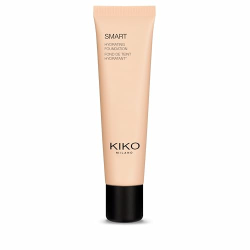 KIKO Milano Smart Hydrating Foundation 08 - Wb 15 | Base De Maquillaje Hidratante Y Uniformadora