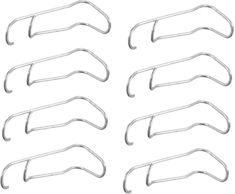 PHENOFICE Metall Befestigungsklammern 8 Stück Für Pflanzenkäfige Und Gewächshaus 20mm Stahlrohr Clips Für Gartenschuppen Langlebige Verbindungsclips Zur Stabilen Befestigung
