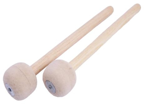 Tewzafiya Baguettes de batterie Percussions, battes de percussion, 2 baguettes de grève en bois, pour instruments de musique pour bande antidérapante pour les amateurs de musique