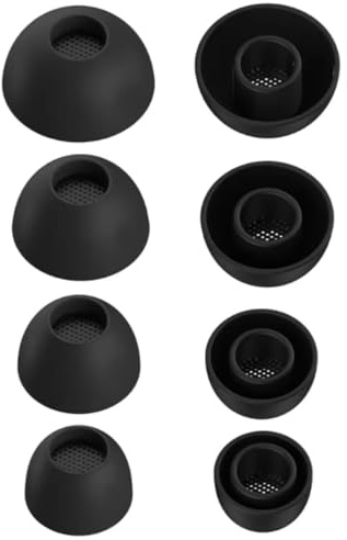 4 Paare | Ersatz Ohrstöpsel Silikon für In-Ear Kopfhörer, kompatibel mit Sennheiser Momentum True Wireless 3/4 | XS/S/M/L 4 Verschiedene Größen