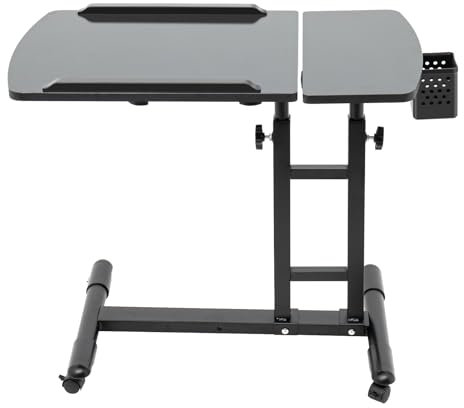 Tattoo Desk, tavolo da lavoro, 64 x 60 cm, portatile per tatuaggi mobili, altezza regolabile, con telaio e freni, per casa, studio tatuaggi, salone di bellezza