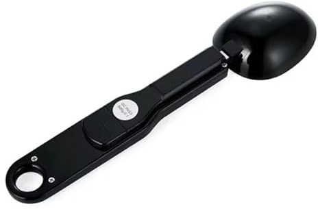 Digital Kitchen Spoon Scale, 500g/0.01g Precision, LCD Display, Black