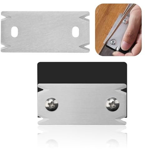 Coupe-Bordure Manuel,Raboteuse Manuelle Outils,Outil D'ébavurage,Coupe-Bordure pour Le Travail Du Bois,Mini Coupe-Bordure avec 1 Lame de Rechange Antidérapante pour Bois, ABS, PVC.