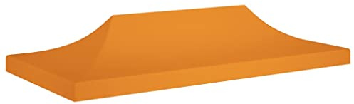 Xichuzi Partyzelt-Dach, Ersatz Pavillondach, Dach Für Pavillon, Ersatzdach Pavillon, 6x3 m Orange 270 g/m²