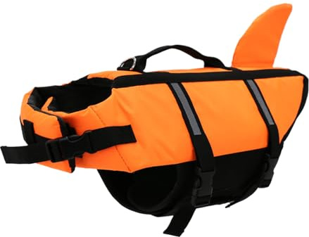 Hunde Schwimmweste - Atmungsaktive Schwimmhilfe für Hunde - Schwimmanzug Mit Auftrieb, Sicherheitsweste Für Für Schwimmbad, Boot &
