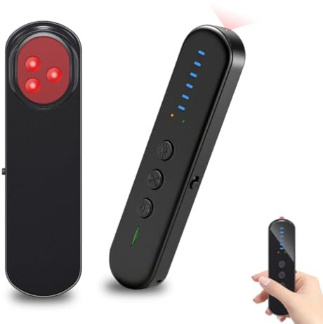 Bug Detector, Camera Detector RF Wireless GPS Tracker Finder Detector Bug Detection Hidden Camera 5 Modes for Hotel Home Office Travel Hidden Camera Detector (DE-S501)
