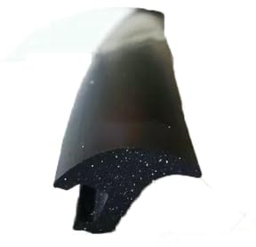 Silikon-Gummi-T-förmige Dichtungsleiste, T-förmige Grabenabdeckung, Dekorleiste, Wintergarten, Solaranlage, universelle Tür- und Fensterdichtung – T-30 10 x 6 mm – 1 m