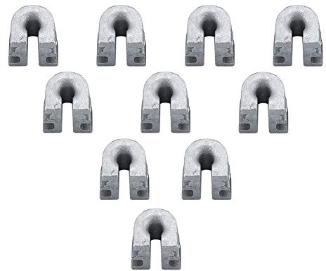 10 STÜCKE Ösenhülsen Rasenmäher Trimmer Kopf Öse Ärmel Fit für Rasenmäher Ösenhülsen 25-2 Autocut Schneidkopf Trimmer Kopf 4002 713 8300 8301 | Ösenhülsen für Rasenmäher-Trimmerkopf 10 Stück, universell passend