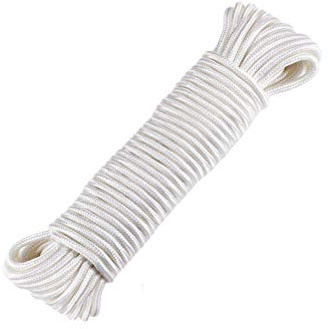 Yardwe 37.8FT Nylon Flagpole Rope Replacement Weather Resistant Flag Pole Cord for Home Outdoor Use Camping Hiking