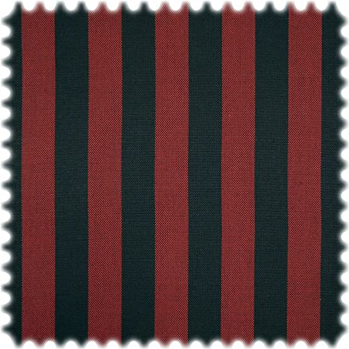 Heiro Aktion Trevira CS Streifen Möbelstoff Sporty Stripe Schwarz/Rot
