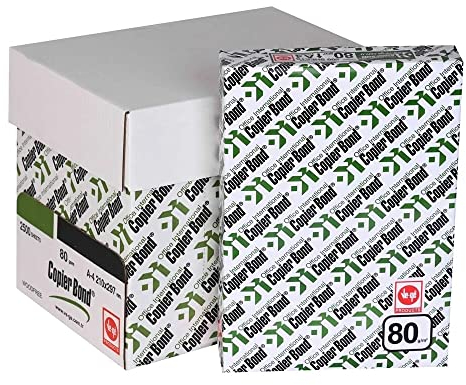 Kopierpapier Druckerpapier Premium A4 Papier Laser Toner 80g/m² Weiß 2500 Blatt