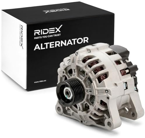 RIDEX 4G1316 Lichtmaschine 80A Generator LiMa 14V Alternator mit Keilrippenriemenscheibe Kompatibel mit PEUGEOT 206 Schrägheck 2A/C 57055V 57054K 57055U