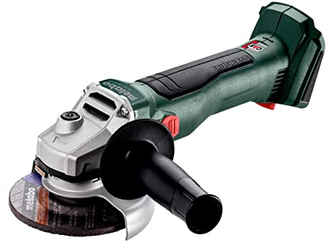 Metabo 602373850 Cordless Angle Grinder W 18 L BL 9-115 (18 V, Without Battery, Disc Diameter 115 mm, Maximum Cutting Depth 27 mm, Spindle Thread M14)