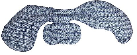 Cuscino Gravidanza Supporto Total Body Modulabile, Confortevole, Garantisce Supporto per il Corpo, Favorisce la Posizione Laterale, Diviso in 3 Parti per Ogni Esigenza, Lavabile in Lavatrice