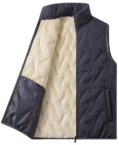 BROLEO Herren Softupper Gilets,Winddichte,mit Fleece gefütterte Oberbekleidung,Weste,Jacke,ärmellose Bodywarmer Jacke mit Tasche,Angelweste,Herren Oberbekleidung,Weste,Outdoor Arbeitsjacke,S