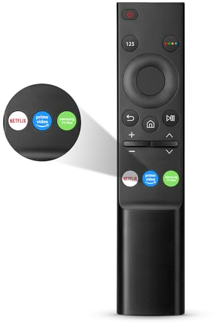 Universelle Ersatz-Samsung-TV-Fernbedienung, Samsung-Fernbedienung kompatibel mit Allen Samsung-Fernsehern - 1 Jahr Garantie inklusive (Keine Sprachsteuerung)