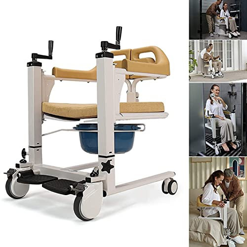Patienten-Transferstuhl, multifunktionale Badezimmerrollstühle, Patientenlift-Transfermaschine, Toilettenstuhl für behinderte ältere Menschen, zur Pflege gelähmter älterer Menschen, behinderter M