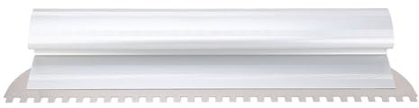 YWBL-WH Paleta Dentada Cuadrada Esparcidor de Adhesivo para Azulejos Paleta de Enlucido con Muescas Paleta de Azulejos para Azulejos (24 Pulgadas)