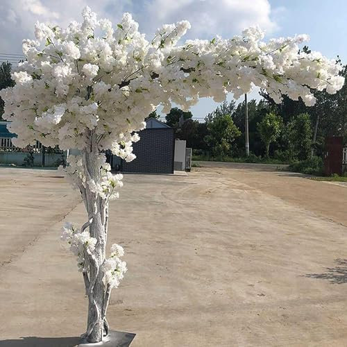 DDZJTPP Künstlicher Kirschbaum große Pflanze Simulation Baum Pflaumenbaum Hotel Einkaufszentrum Dekoration Fake Kirschbaum einfach zu montieren Künstliche Pflanzen,1.5x1m/4.9x3.2ft