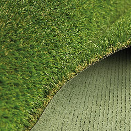 OLIVO.Shop - Erba Sintetica per Esterno, Erba finta, Rotolo, Effetto Vero Prato Sintetico 30 mm LUXURY GRASS GREEN (2x6 mt)