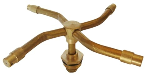 Spruzzatore rotante automatico a 3/4 bracci, con di irrigazione rotante, testa di irrigazione con rotazione a 360 gradi, per prato, cortile, patio, casa, giardino