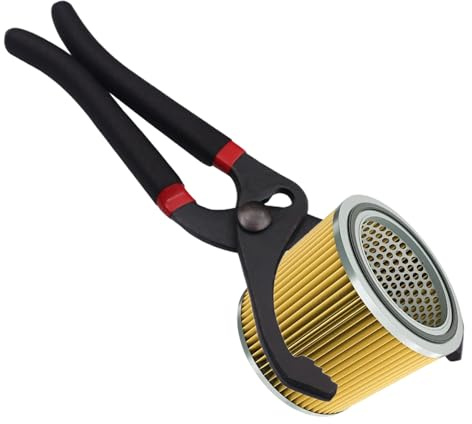 per filtro 'olio, strumento per la rimozione del filtro 'olio - Pinza per filtri per carichi pesanti regolabile da 10 pollici/12 pollici ad alta resistenza - Ganasce seghettate resistenti, apri